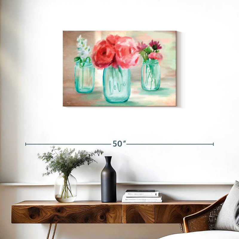 Trio de fleurs Harnek, H 20 po x l 30 po