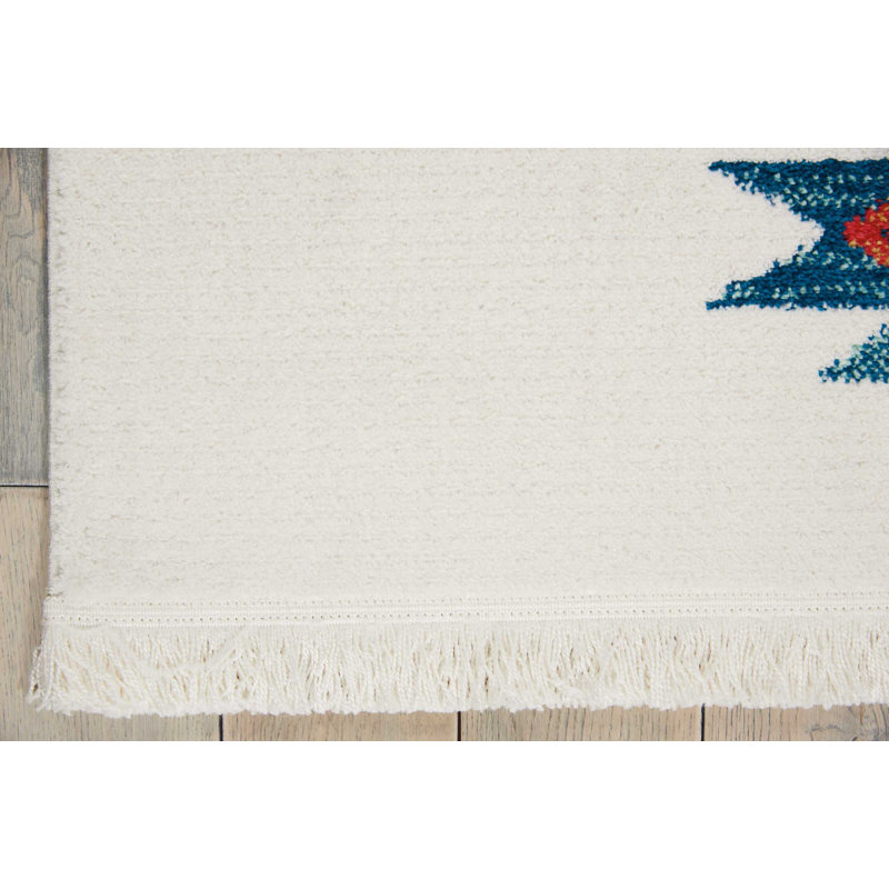 Southwestern Indoor Rug, Rectangle 6'7" x 9'7"