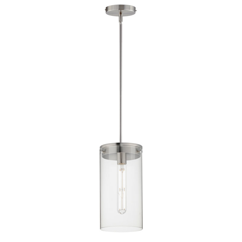 Pinn 1 - Light Unique/Statement Pendant, Satin Nickel