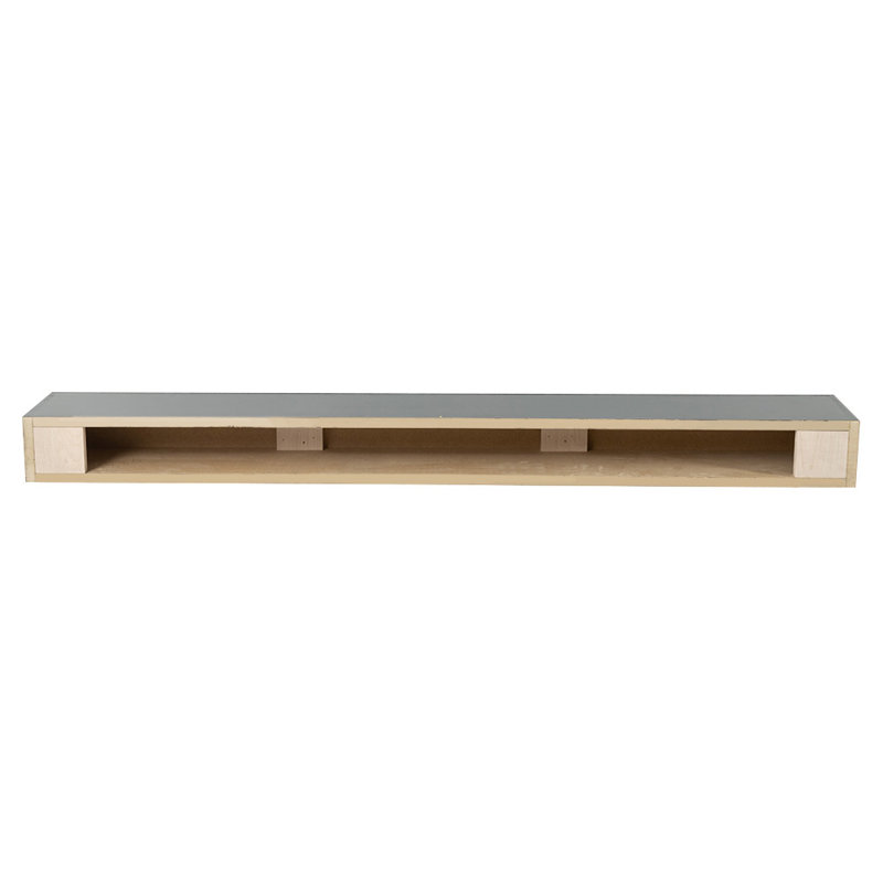 Modern Unfinished Wood 48-Inch Fireplace Mantel Shelf