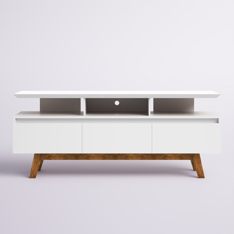 Mapleton TV Stand for TVs up to 70", White