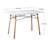 4 - Person Four Leg Base Dining Set