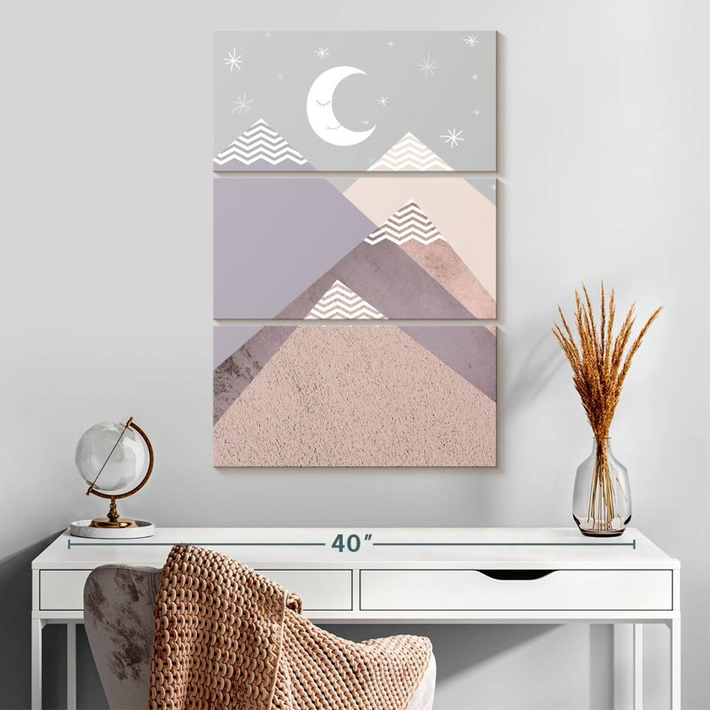 Avery Scandi Nursery Mountains, H 32 po x l 20 po