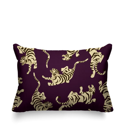 Coussin décoratif intérieur / extérieur Tigger Boho Tiger