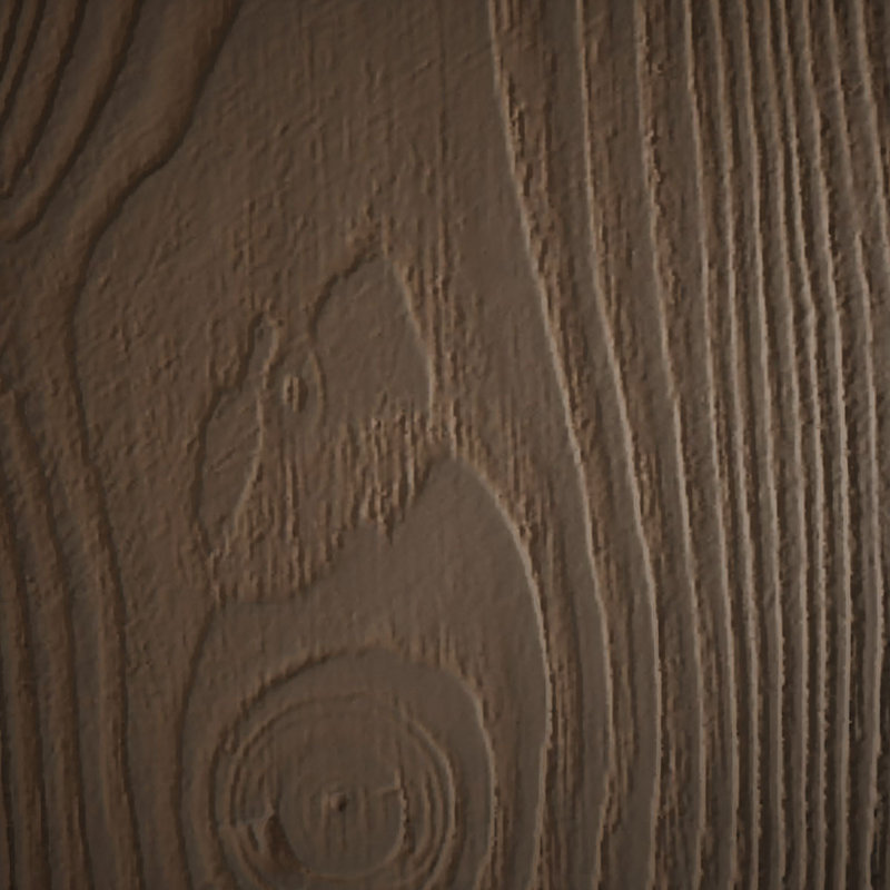 Sandblasted Endurathane Faux Wood Beam Plank, 6" H x 96" W x 1" D, Cedar Bark
