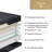EGOHOME 14" Medium Copper Infused Gel Memory Foam Mattress-73426377