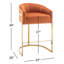 Yes Upholstered Velvet Bar Stool-1414830221