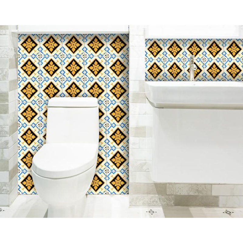 Vinyl Peel and Stick Tile Decals, 8"H x 8"W