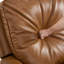 Fauteuil inclinable 32,7 po en cuir fleur classique et confortable avec garniture cloutée (ensemble de 2)-1183348990