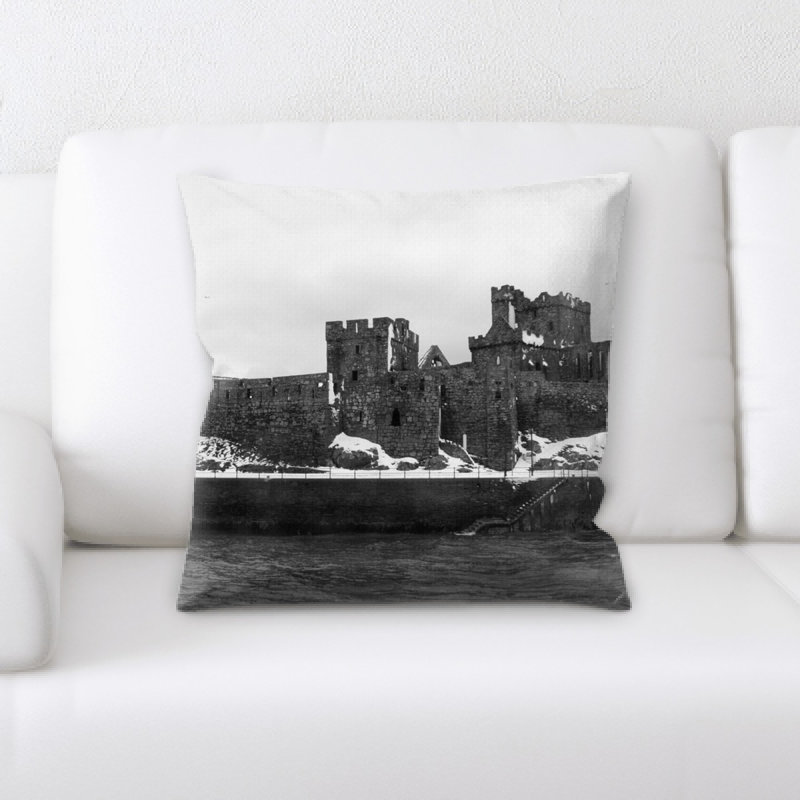 Microsuede Reversible Throw Pillow