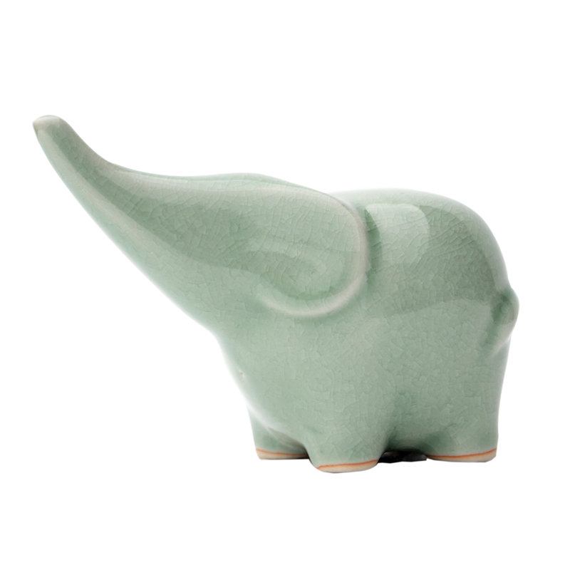 Figurine éléphant celadon chance