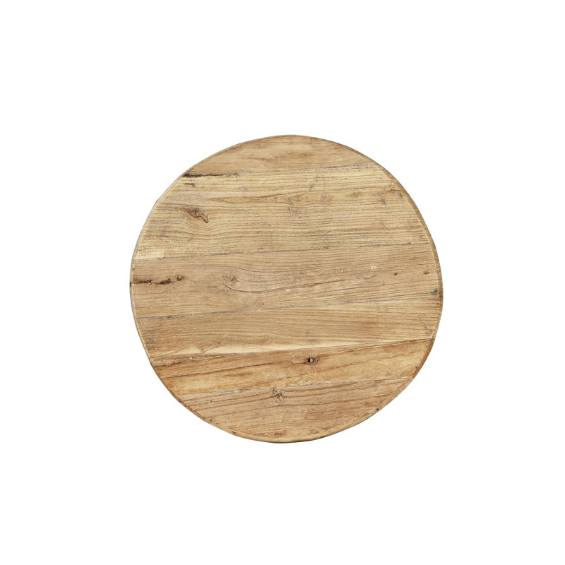 Tripod Solid Wood Top End Table