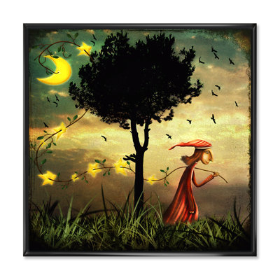 «The Boy Collectioning Stars», impression sur toile