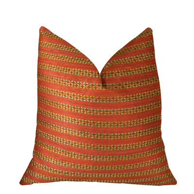 Coussin de luxe fabriqué à la main Carmine