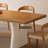 Solid wood ash simple dining table-24228867-24228868