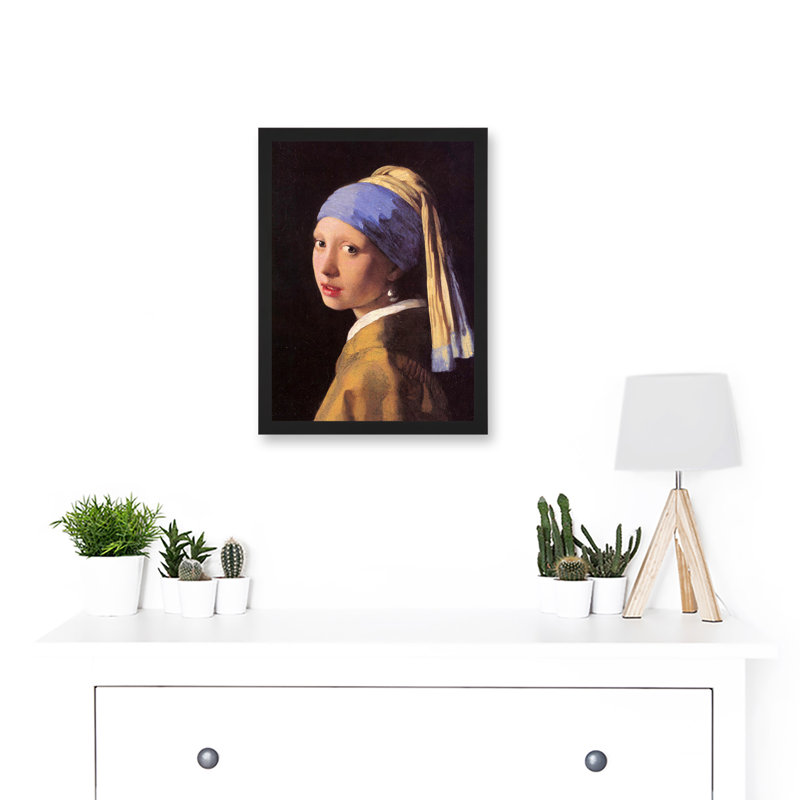 Girl With Pearl Earring by Johannes Vermeer - Single Picture Frame Print
