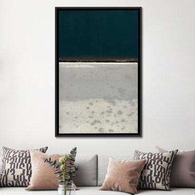 «Horizon Indigo» par Rob Delamater, reproduction sur toile