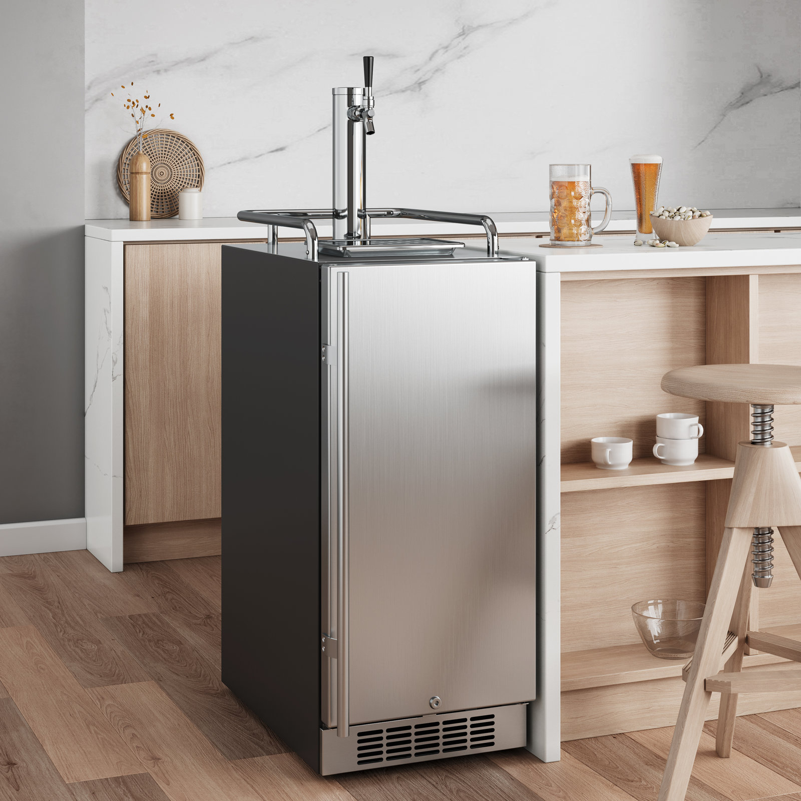 3.35 cu. ft. Single Tap Kegerator | Fridge.com