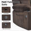 Fauteuil inclinable Power Lift avec massage et chaleur, ports USB et porte-gobelets
