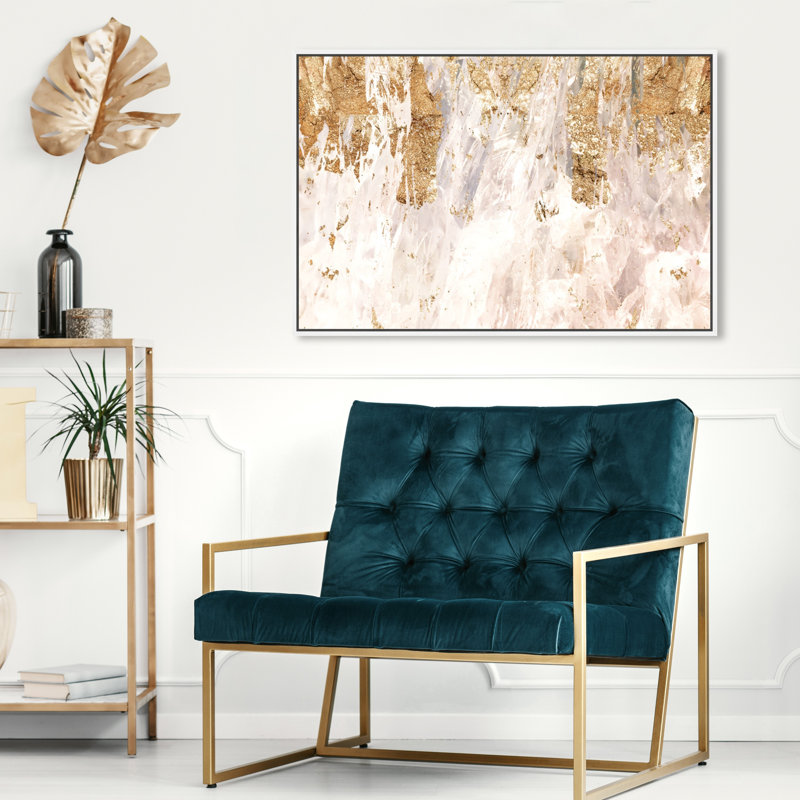 Lumière d’étoile-impression d’art graphique sur toile, H 20 po x l 30 po, Blanc