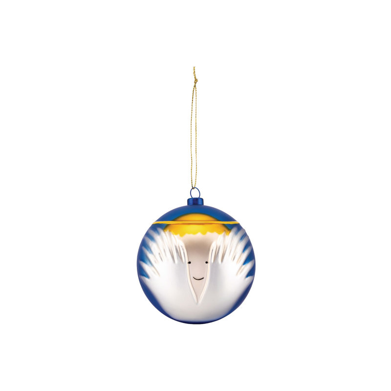 Angioletto 4.7'' Handmade Glass Fantasy & Sci-Fi Ball Ornament