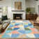 Wymond  Modern Abstract Carpet Indoor Washable Rug Non-Slip Soft Small Area Rug Marble Mats Thin Print For Home Decor