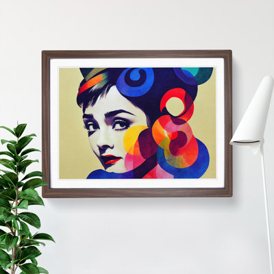 Colourful Woman Vol.3 Abstract - Framed Print