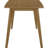 Angled Legs Dining Table In Chestnut Finish - Solid Wood, Rectangular For A Modern And Elegant Mid-century An Practical