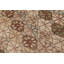 Vintage Turkish Rug, Beige-Brown And Blue Geometric Floral Pattern - Rug & Kilim