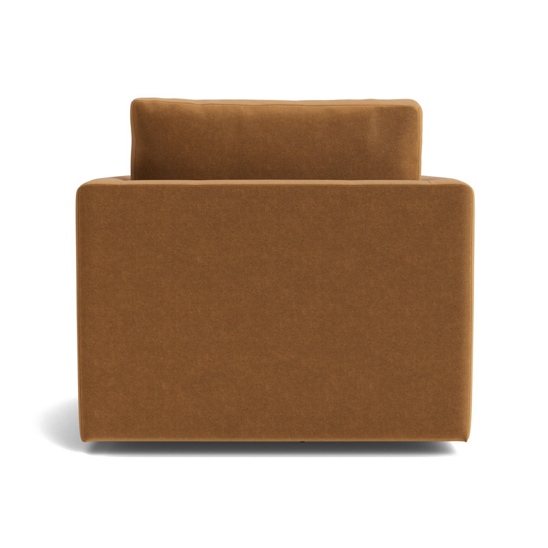 Haywood Full Swivel Chair, Performance Velvet - Hazelnut