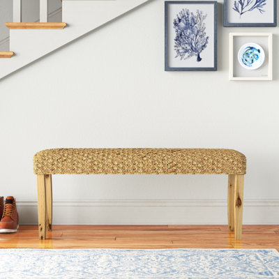 Aust Indoor Solid Wood Entryway Bench by Beachcrest Home