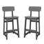 Ensemble de 2 chaises simples et modernes en PEHD pour l'extérieur-1138086402