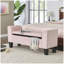 Repose-pieds en velours avec rangement Mila-112358194