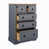 Dark Gray / Brown MDF