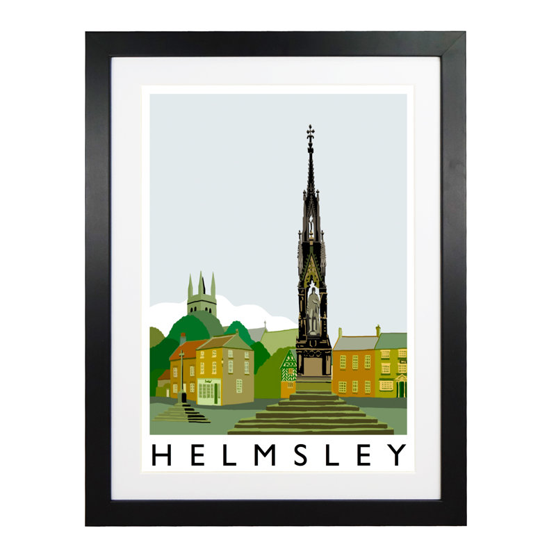 Richard O'Neil - Print, Black Wood Frame, 43.5 cm H x 33.5 cm W x 2.2 cm D
