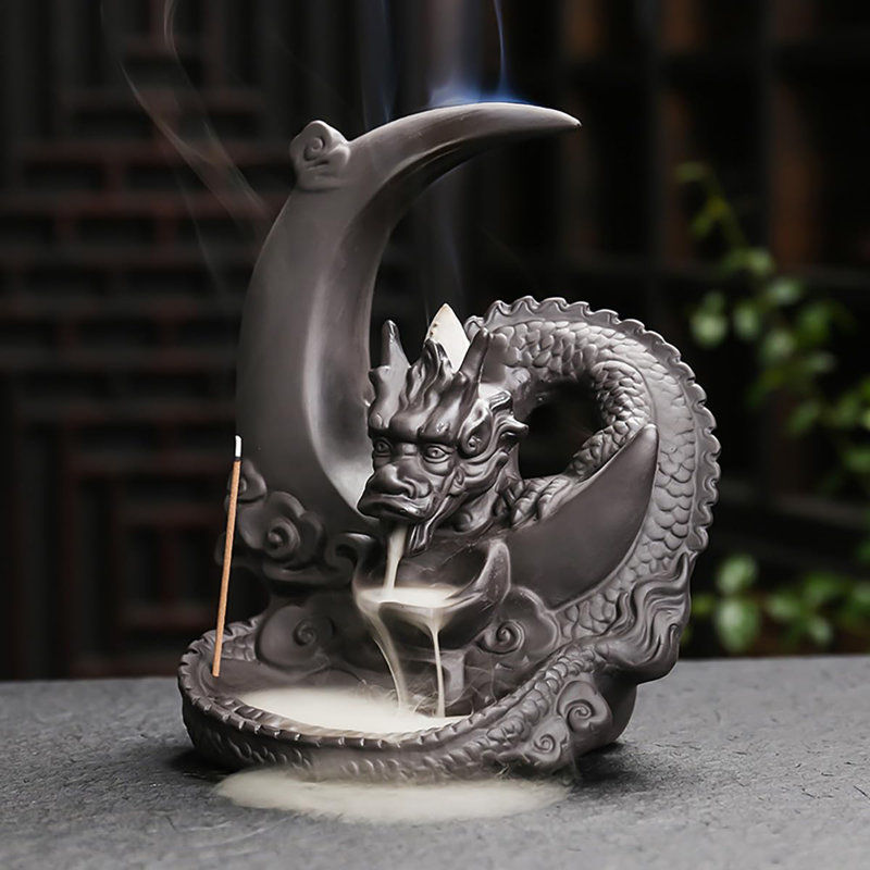 Moon Dragon Incense Burner