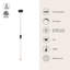Vernet 24-in Black Dimmable LED Pendant-1383137712