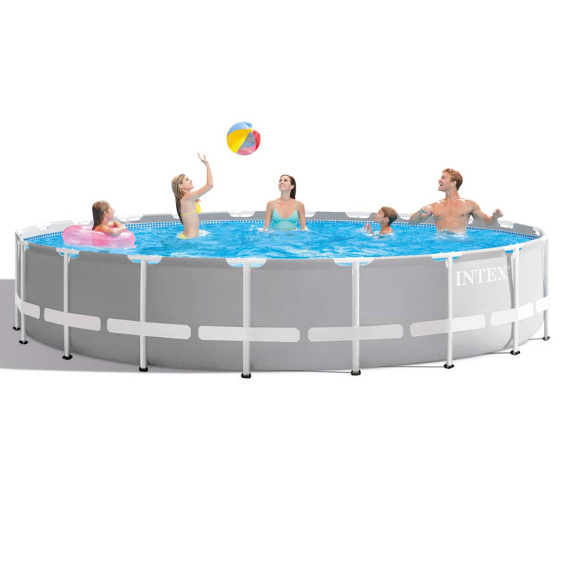 Ensemble de structure en acier VidaXL, Gris, L 240,2 po x H 52 po