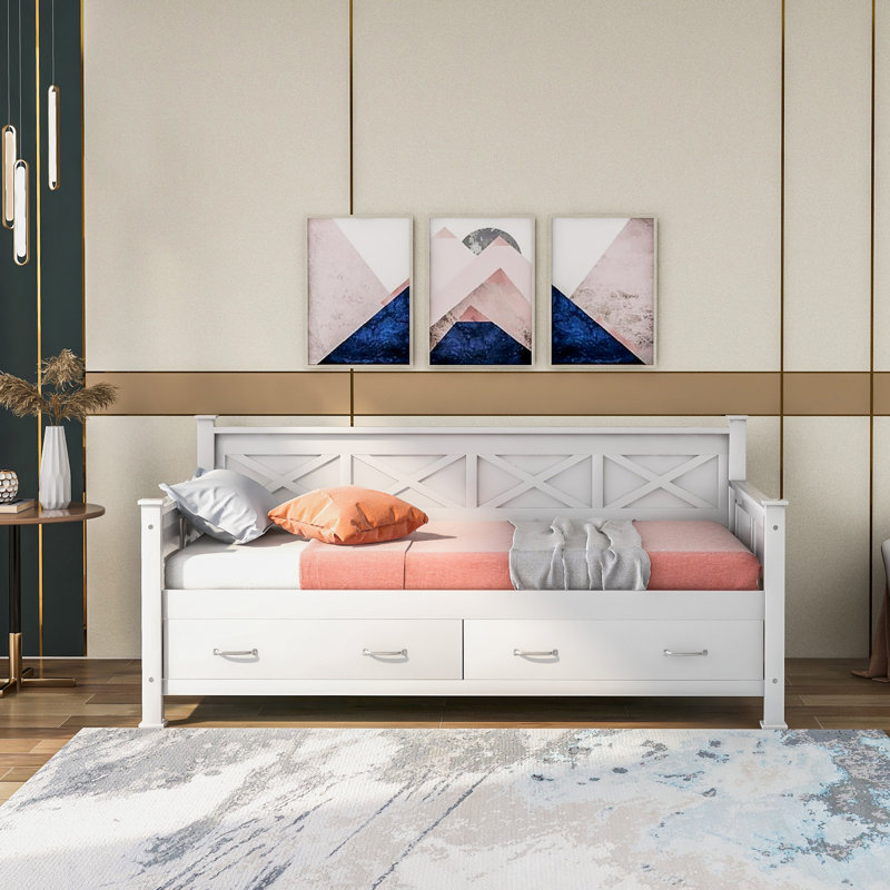 Pasadena Solid Wood Daybed, Cream
