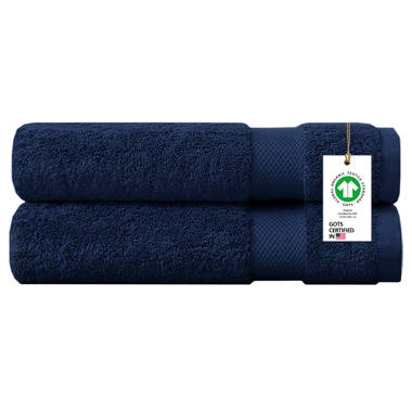 Feather & Stitch 6 Piece Sets of Bathroom Towels - 100% Cotton