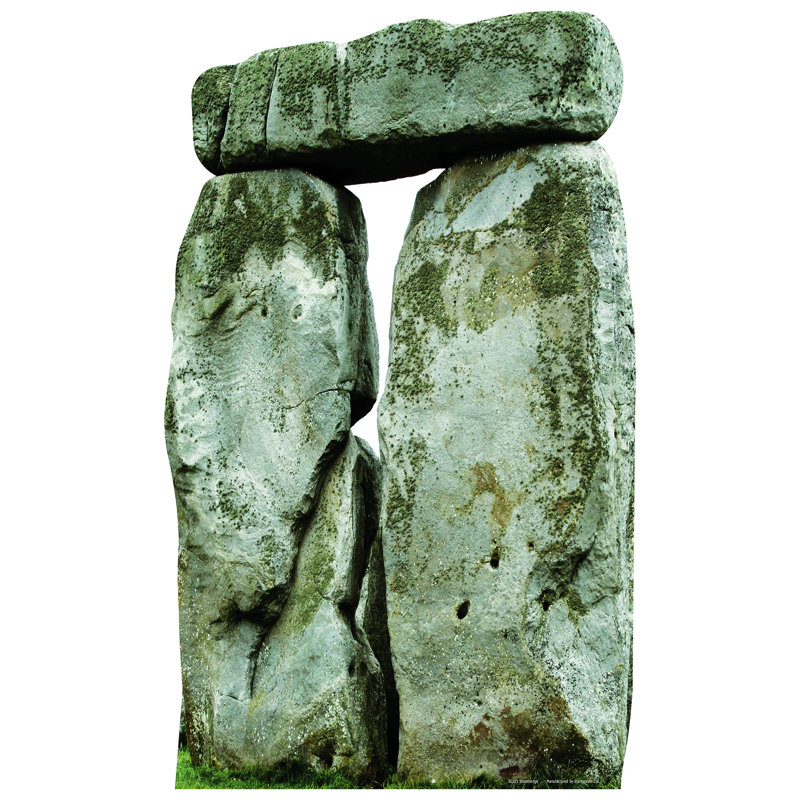 Accroche en carton abstrait stonehenge