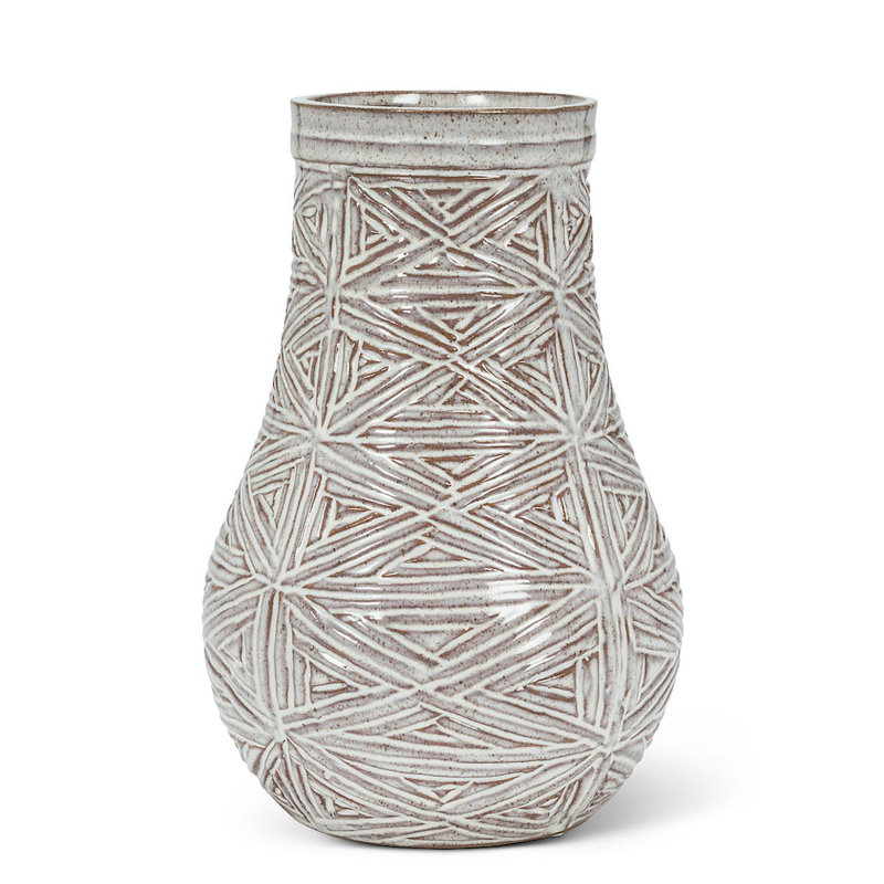 Vase de table en grès de 10 po Oldfield