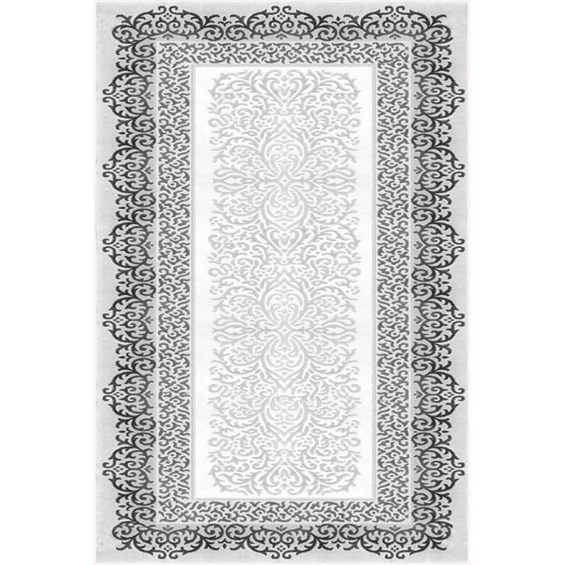 Luxurious Velvet Area Rug, 5.2 x 7.5 ft | 100% Velvet Fabric, 100% Cotton Sole, 0.4 in Pile Height | Antibacterial, Non-Slip, Machine Washable | Elegant 3D Digital Print, Perfect for Living Room & Bedroom Décor