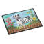 Tapis de porte pour l’extérieur antidérapant dalmatien spring-38382243