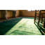 Hand Knotted Wool Area Rug in Green