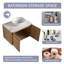 Meuble-lavabo simple mural 30 po avec comptoir en céramique