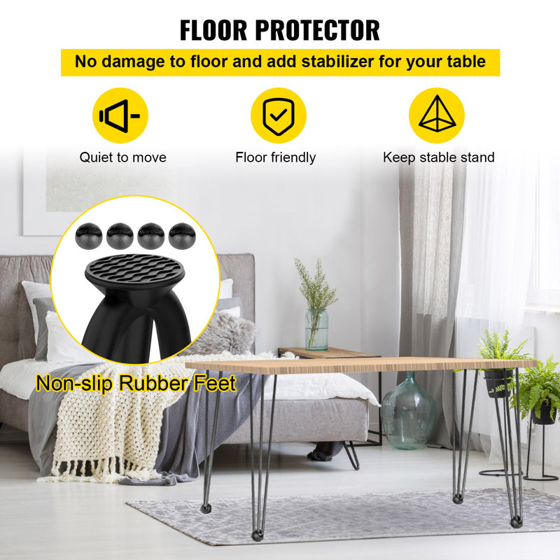 Eavan Table Leg, 40" H x 4.3" W x 4.3" D