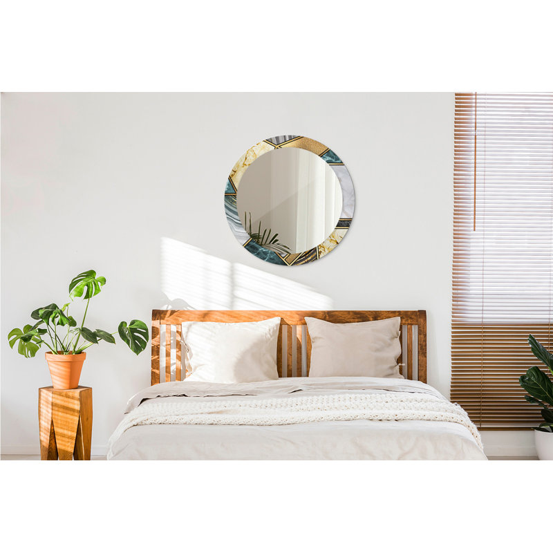 Huldar Glass Flat Wall Mirror