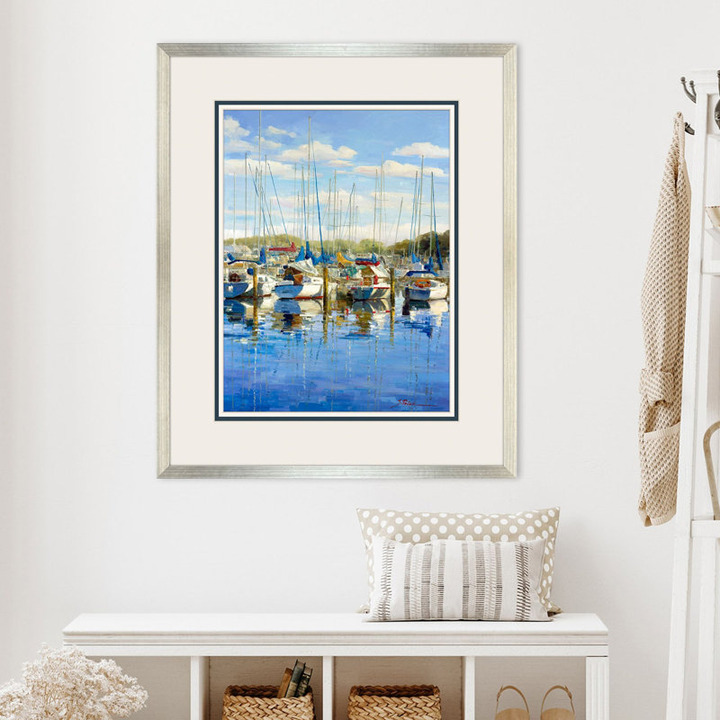 At the Marina Framed Art