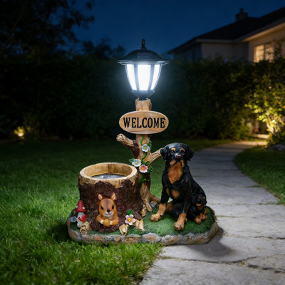 Pot de fleurs pour jardin Rottweiler